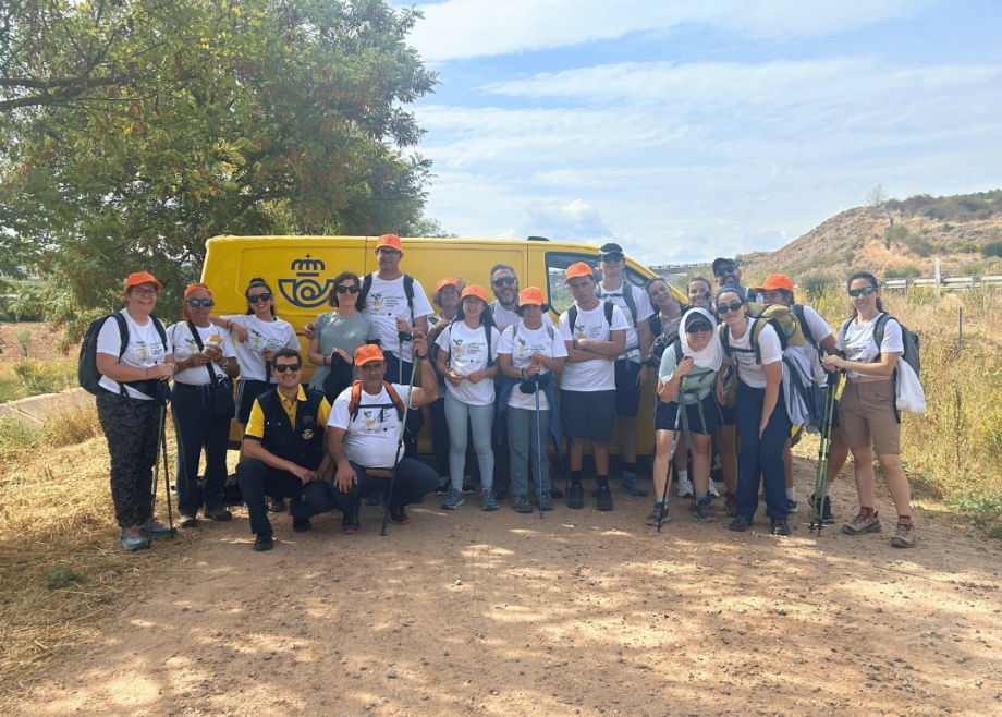 Etapa Logroño Nájera de Correos con los peregrinos de Fundación ONCE