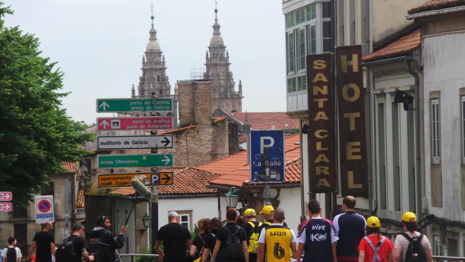 El Camino termina en Obradoiro