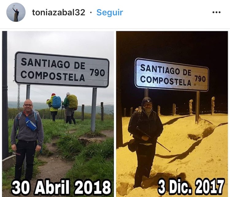 comenzando el camino de santiago