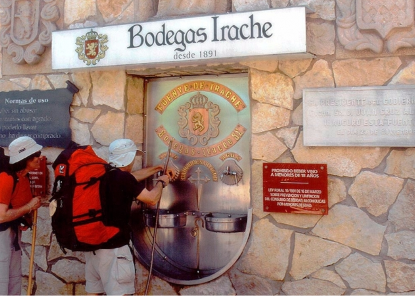 Fuente de vino Camino de Santiago