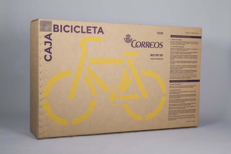 Caja de cartón para bicicleta