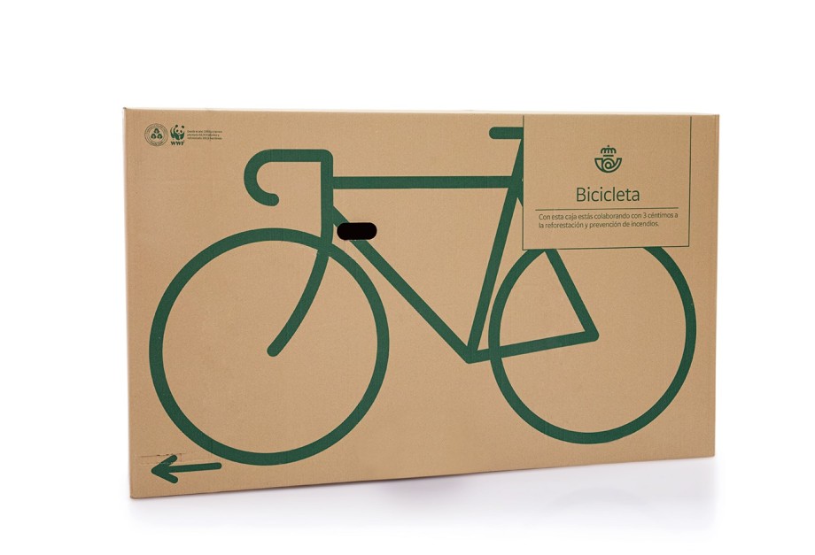 Caja de carton para bicicleta