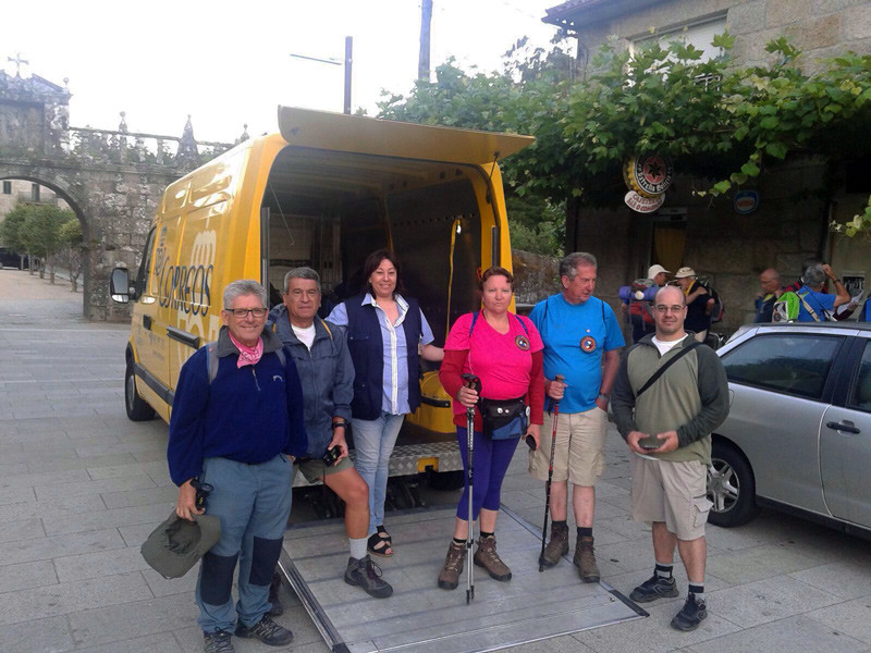 backpack transfer camino de santiago