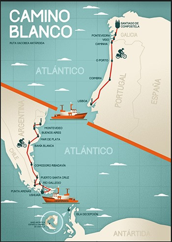 Camino Blanco, la primera Ruta Jacobea desde la Antártida