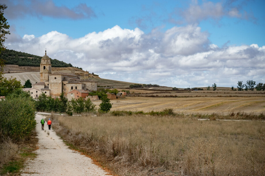 Camino Francés a su paso por Castrojeriz