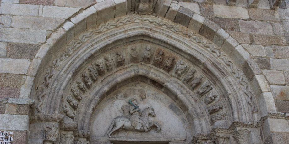 Iglesia de Santiago de A Coruña, punto de inicio del Camino Inglés desde A Coruña