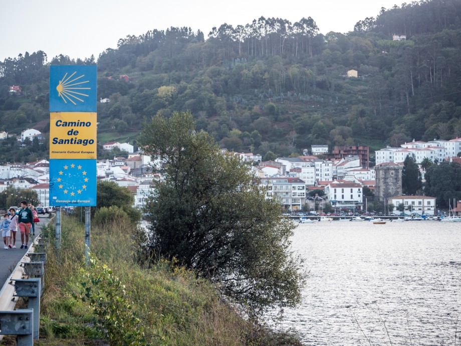 Camino Inglés a su paso por Pontedeume