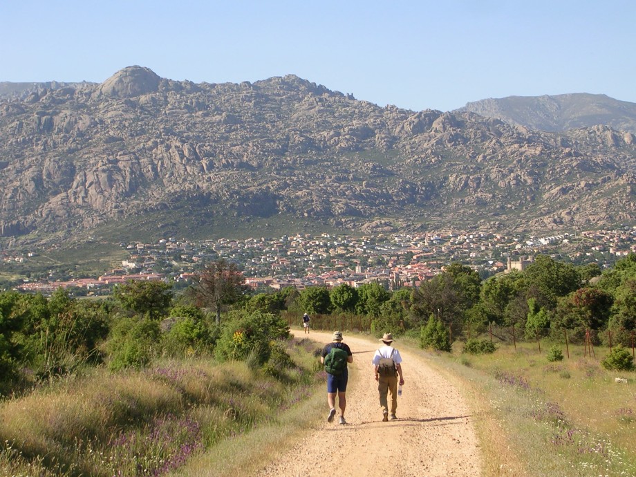 Llegada a Manzanares por el Camino de Madrid