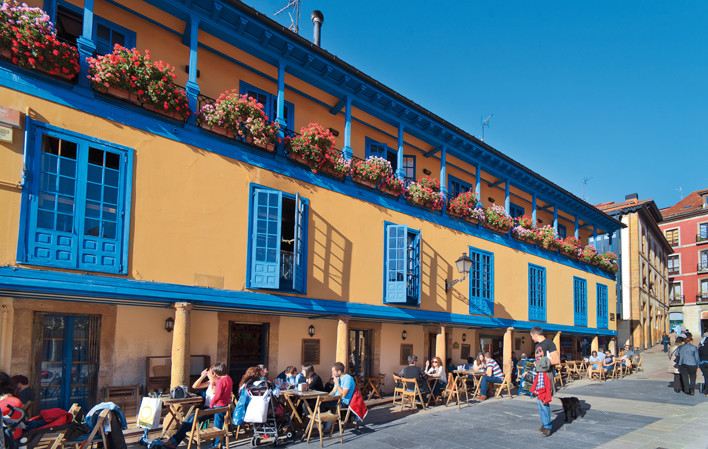 Plaza Fontán en Oviedo