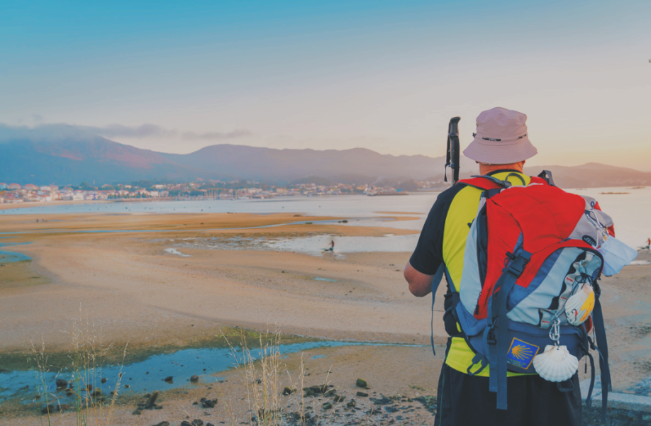 Camino de Santiago desde Barbanza a su paso por Corrubedo