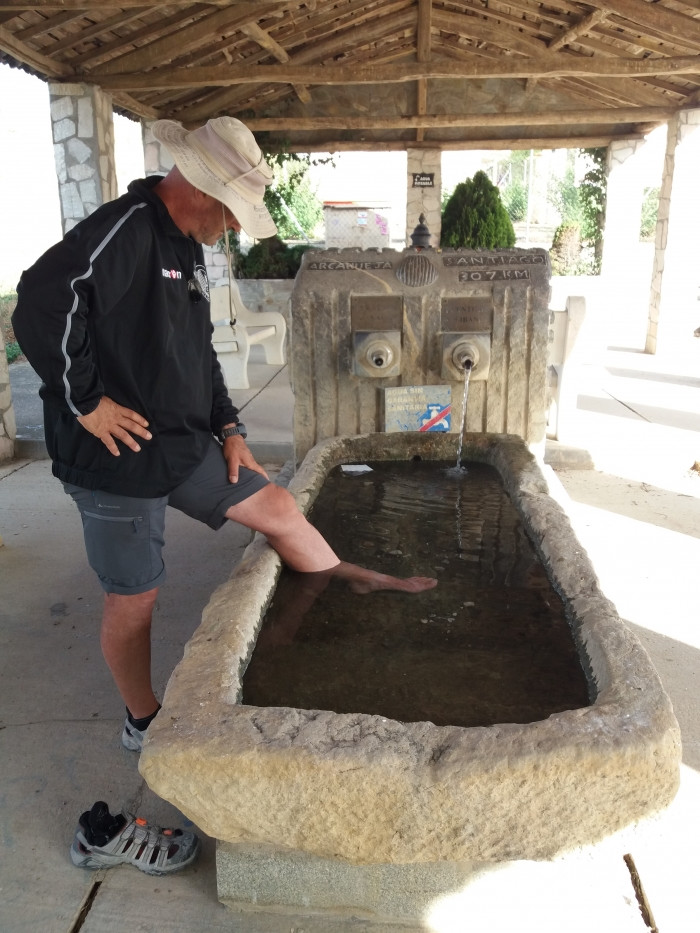 Combatir el calor en el Camino de Santiago