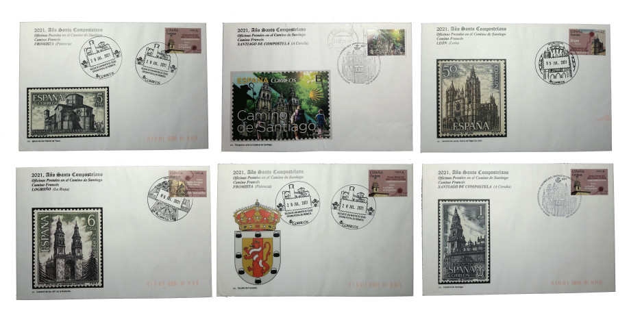 Cartas y sellos del Camino de Santiago