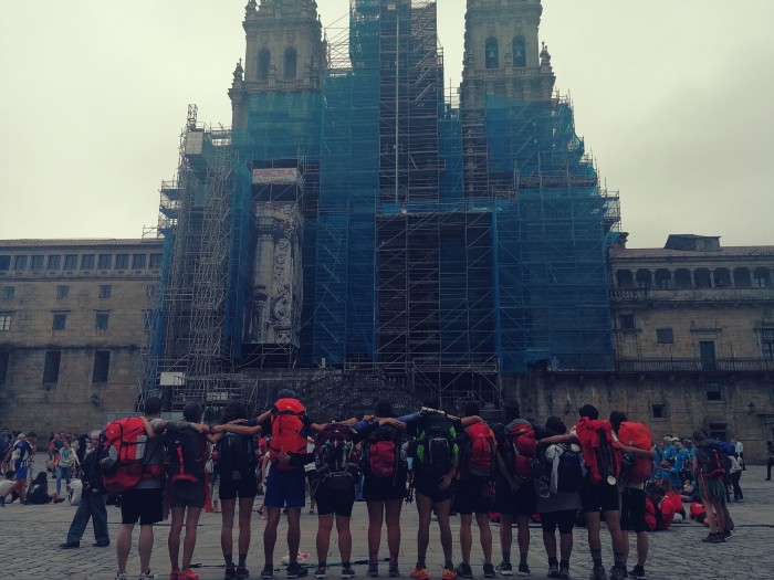 entrada en santiago de compostela