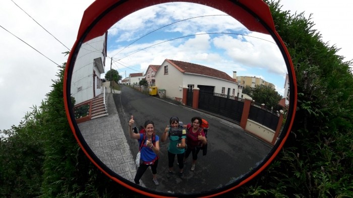 selfies en el camino de santiago