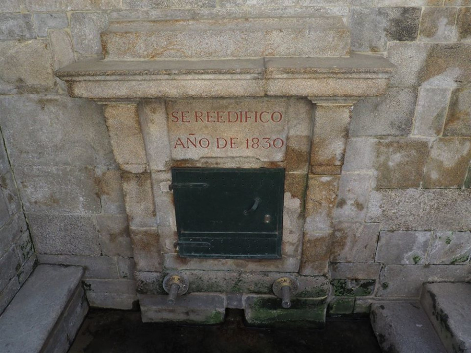 Fuente en la Rúa do Franco, Santiago de Compostela