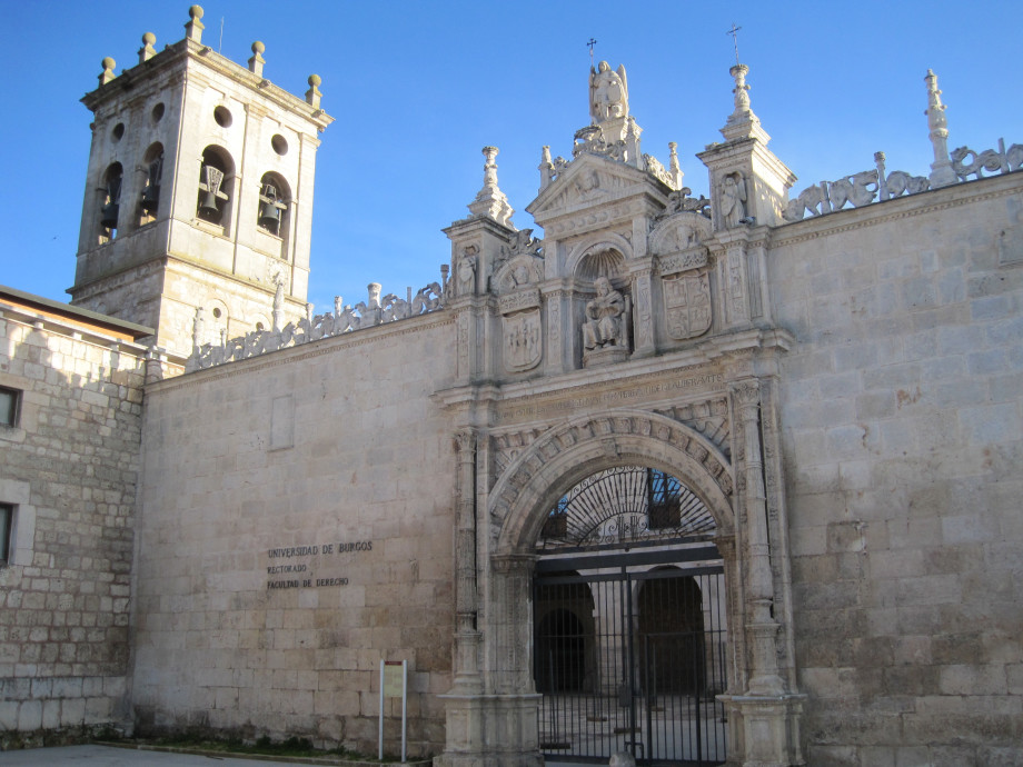 Hospital del Rey de Burgos, hoy propiedad de la universidad