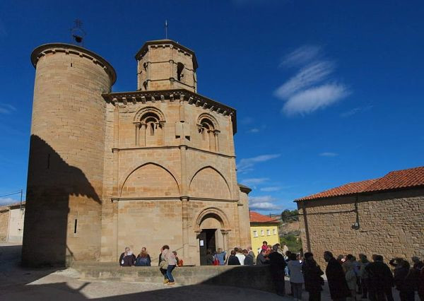 iglesia templaria en el camino de santiago