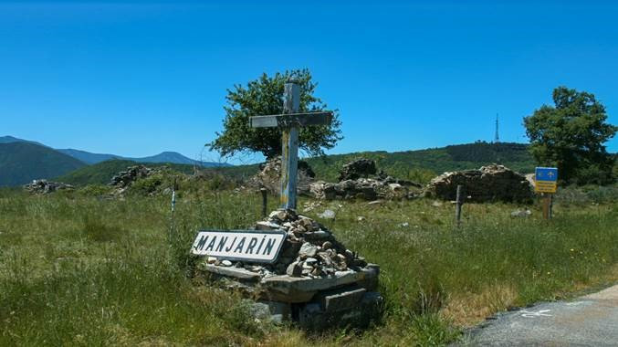 Manjarín, pueblo del Camino Francés