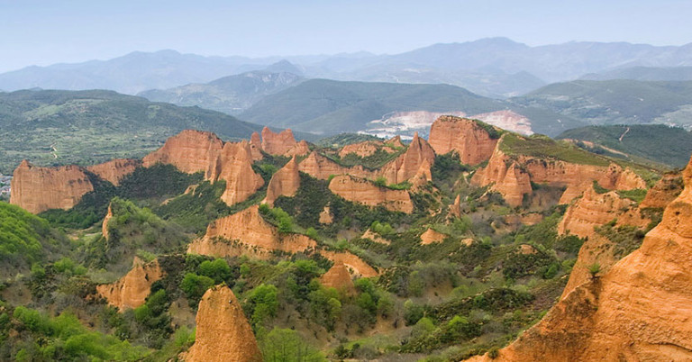 El Camino de Invierno parte de Ponferrada y pasa por Las Médulas