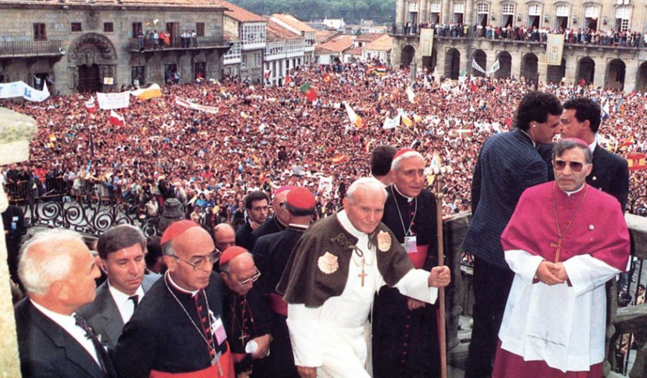 Peregrinación del Papa Juan Pablo II a Santiago de Compostela