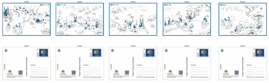 Postales del Camino Francés desde Somport y Valcarlos