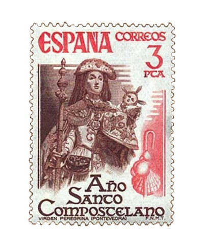 Sello dedicado al Año Santo Compostelano