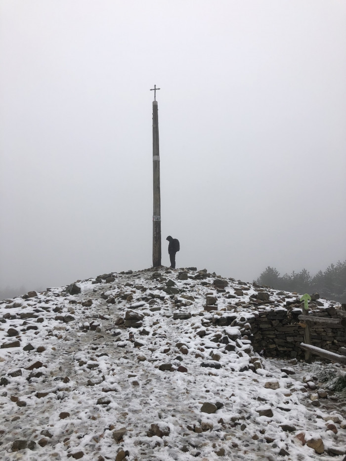 Cruz de Ferro. Tercer premio del concurso de fotografía Los símbolos del Camino