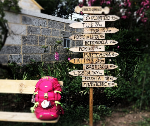 Your luggage awaits you at the end of the Camino de Santiago