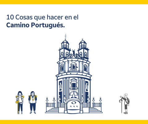 Camino Portugues map: 10 things to do