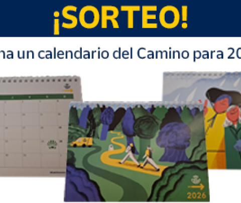 ¡Sorteamos diez calendarios del Camino de Santiago para 2026!