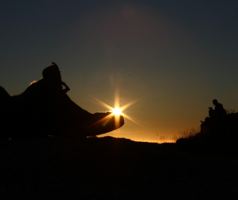 Eclipse de sol en el Camino de Santiago