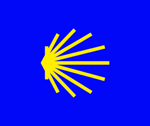 ¿Quién creó la concha amarilla del Camino de Santiago?