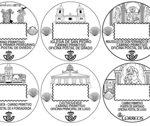 Discover the first postmarks dedicated to the Camino Primitivo