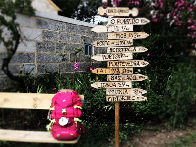 Your luggage awaits you at the end of the Camino de Santiago