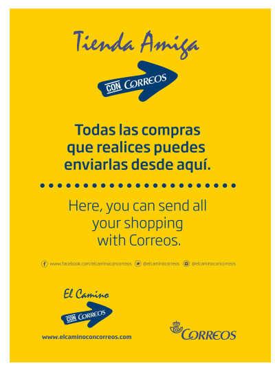 Tiendas Amigas de Correos: tus compras en el Camino de Santiago