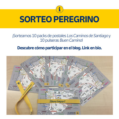 ¡Sorteamos 10 packs de postales y 10 pulseras del Camino de Santiago!