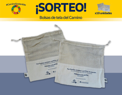 ¡Sorteo de 10 bolsas de tela reutilizables del Camino!