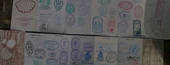 Stamps of the Camino de Santiago