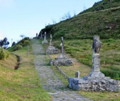 Vía Crucis en el Camino Portugués por la Costa, en A Guarda