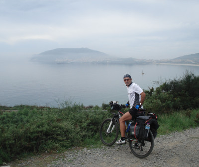 Costa de Corcubión desde el Camino a Fisterra