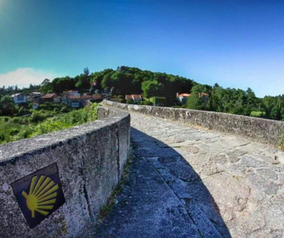 Ponte Maceira, punto del paso del Camino a Fisterra