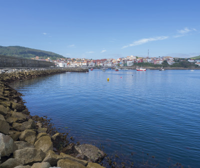 Vistas de la playa en el Camino a Fisterra