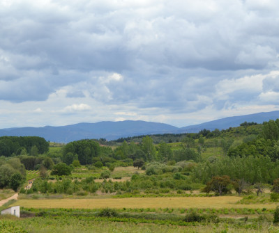 Vistas de Ponferrada en el Camino de Invierno