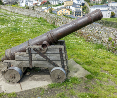 Cañón de defensa en Ribadeo