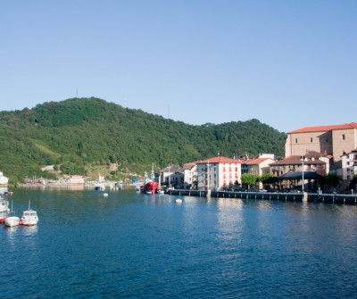 Vistas de Orio, en el Camino del Norte