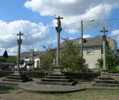 Calvario de Baamonde, Camino del Norte