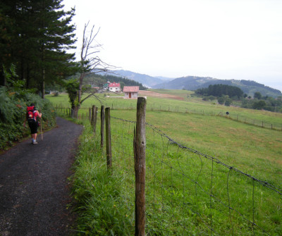 Etapa del Camino del Norte entre Deba y Markina