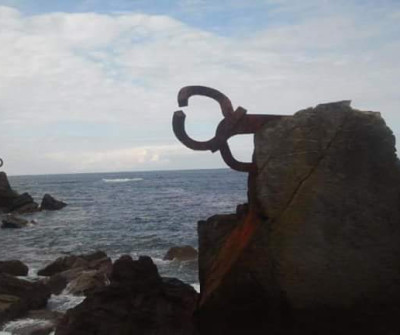 Peine del Viento de Chillida en San Sebastián