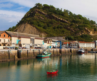 Vistas de Guetaria en el Camino del Norte