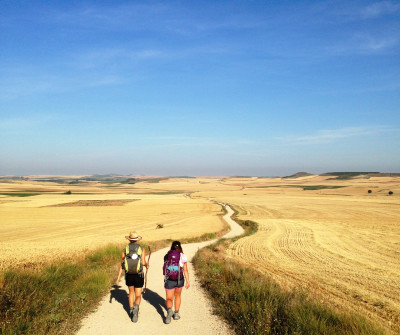 Etapa entre Hontanas y Boadilla del Camino, en el Camino Francés